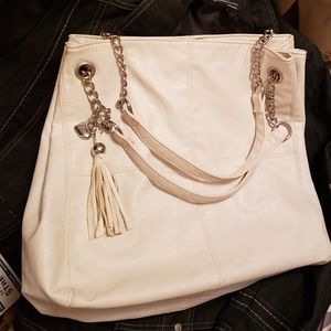 Claire's White Purse